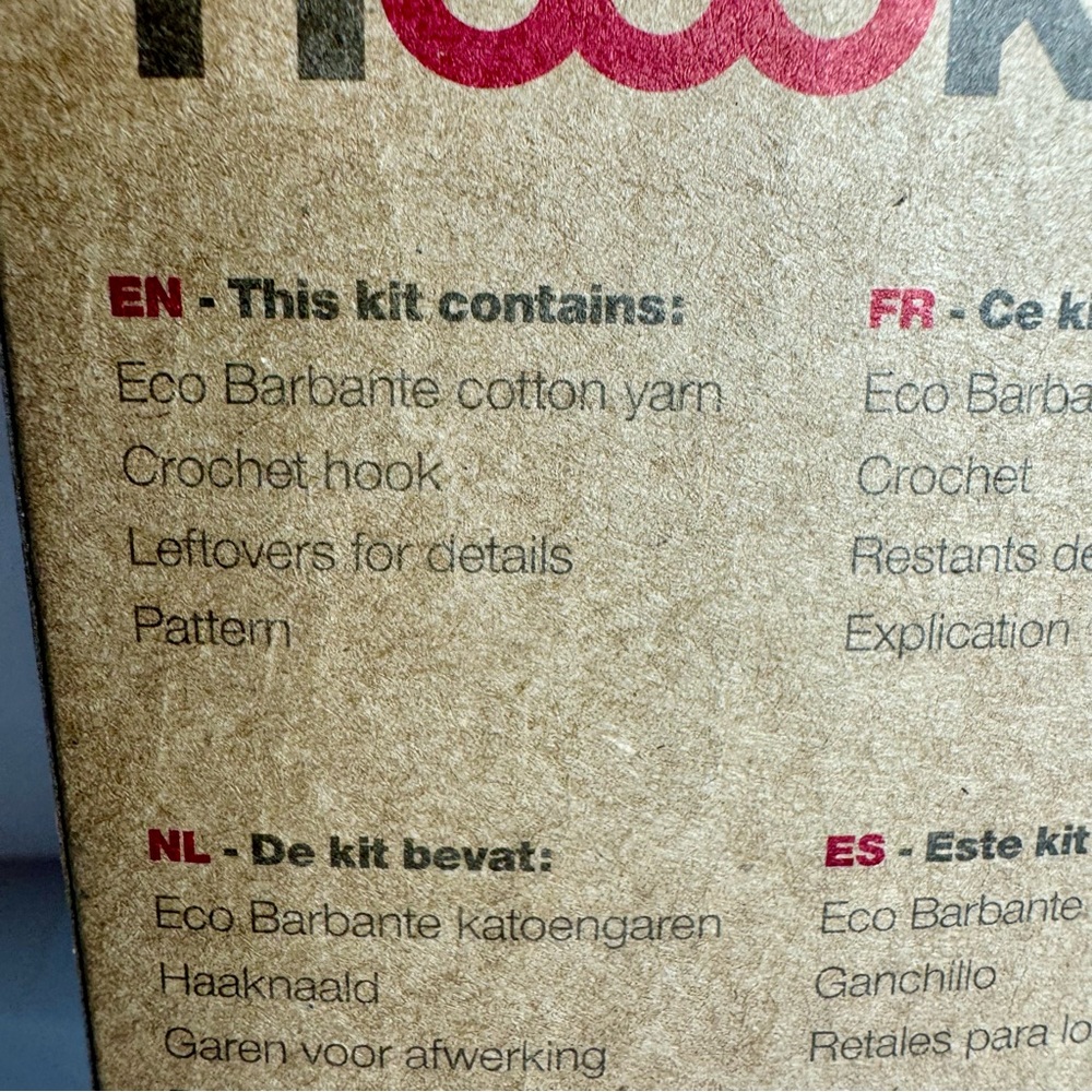 Hoooked Amigurumi DIY Kit w/Eco Barbante Yarn Fox Fergie - Picture 5 of 8